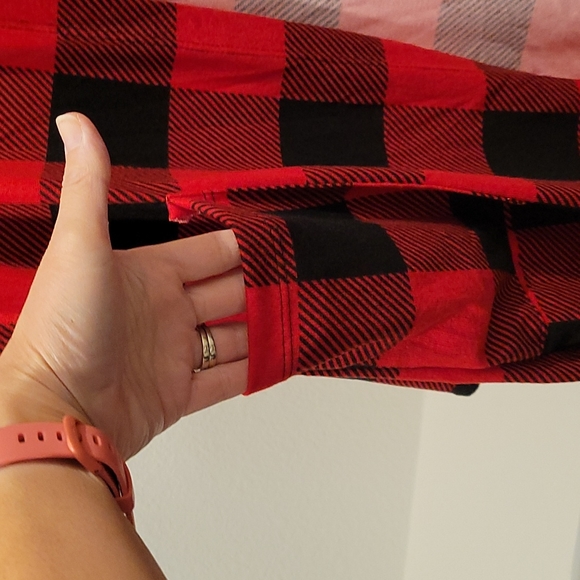 Red Buffalo Check Hoodie - Picture 3 of 4